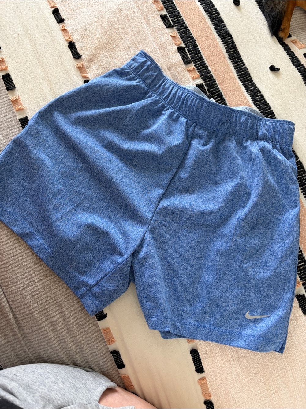 Nike Women’s Heathered Blue Athletic Shorts